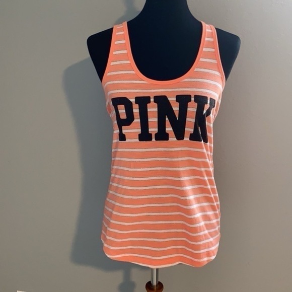 XS Orange White Silver Racerback Tank VS Pink - Picture 7 of 7